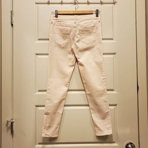 Mossimo Light Pink Mid Rise Denim Legging Crop